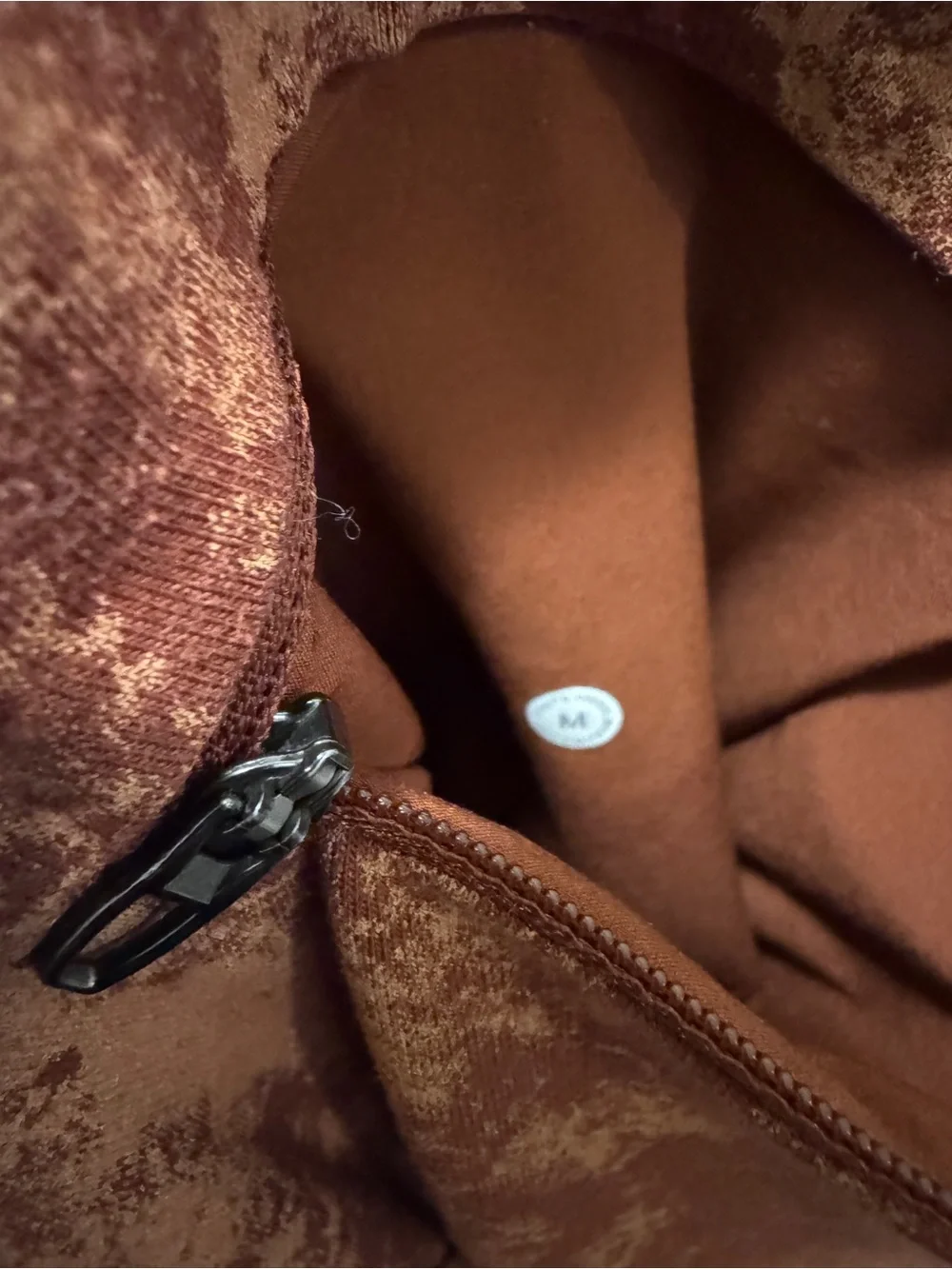 Lululemon Athletica Rust Brown Marbled Tracksuit - Picture 7 of 7